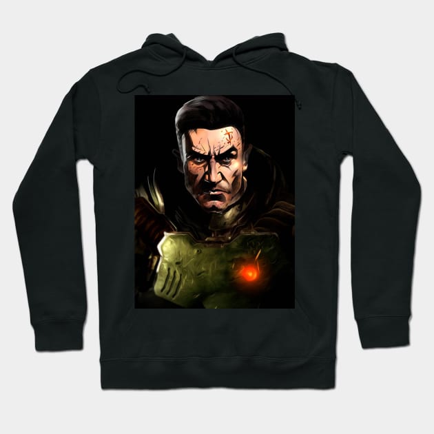 DoomSlayer Hoodie by SmpArt